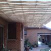 PLEATED PATIO AWNING ON TRACKS