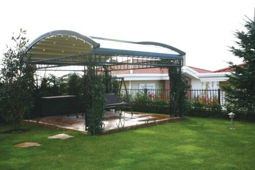 RISING RETRACTABLE PERGOLA