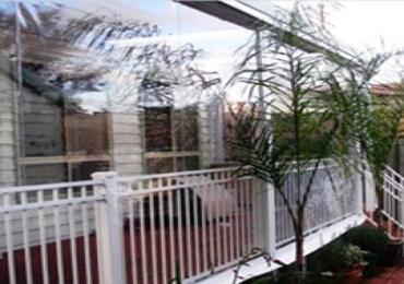 Bistro Blinds - Clear PVC