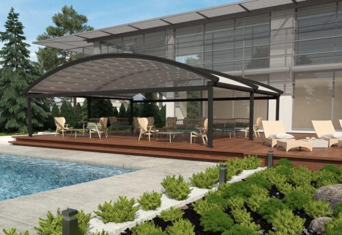 RISING RETRACTABLE PERGOLA