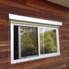 external wire guide awning system