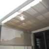 PLEATED PATIO AWNING ON TRACKS
