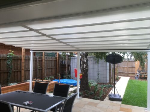 RISING RETRACTABLE PERGOLA