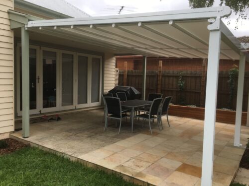 RISING RETRACTABLE PERGOLA