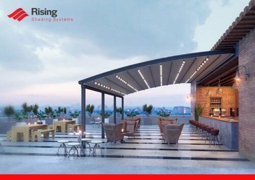 RISING RETRACTABLE PERGOLA
