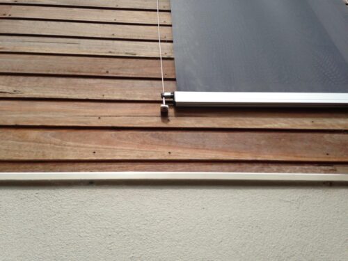 Acmeda Vue external wire guide awning