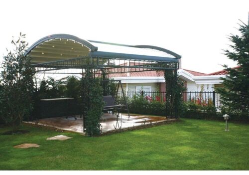 retractable roof pergola