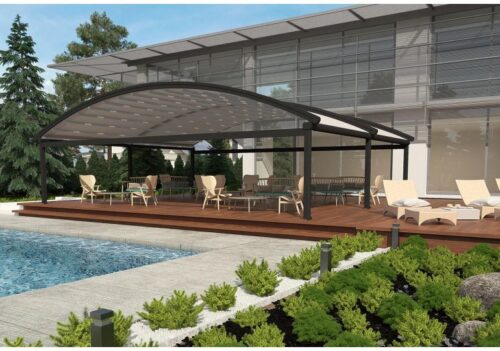 retractable roof pergola system