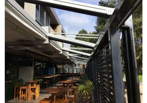 retractable folding arm awning systems