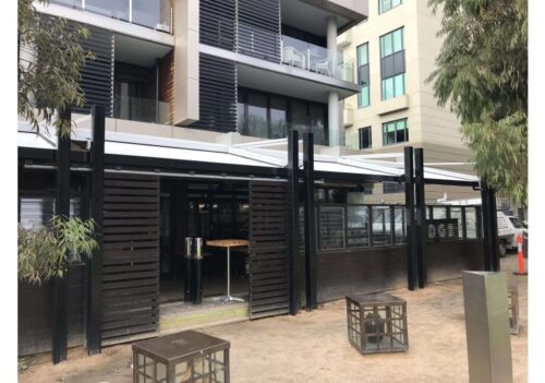 retractable pergola system