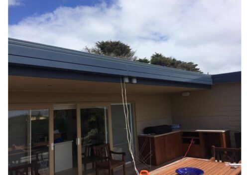 Colorbond metal roof and guttering system