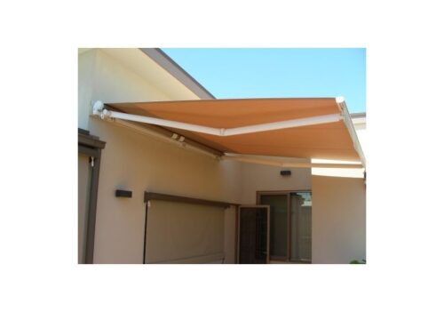 modern retractable folding arm awning
