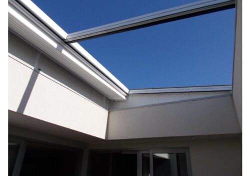 retractable roof awning courtyard outdoor system