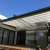 motorised louvred roof pergola system